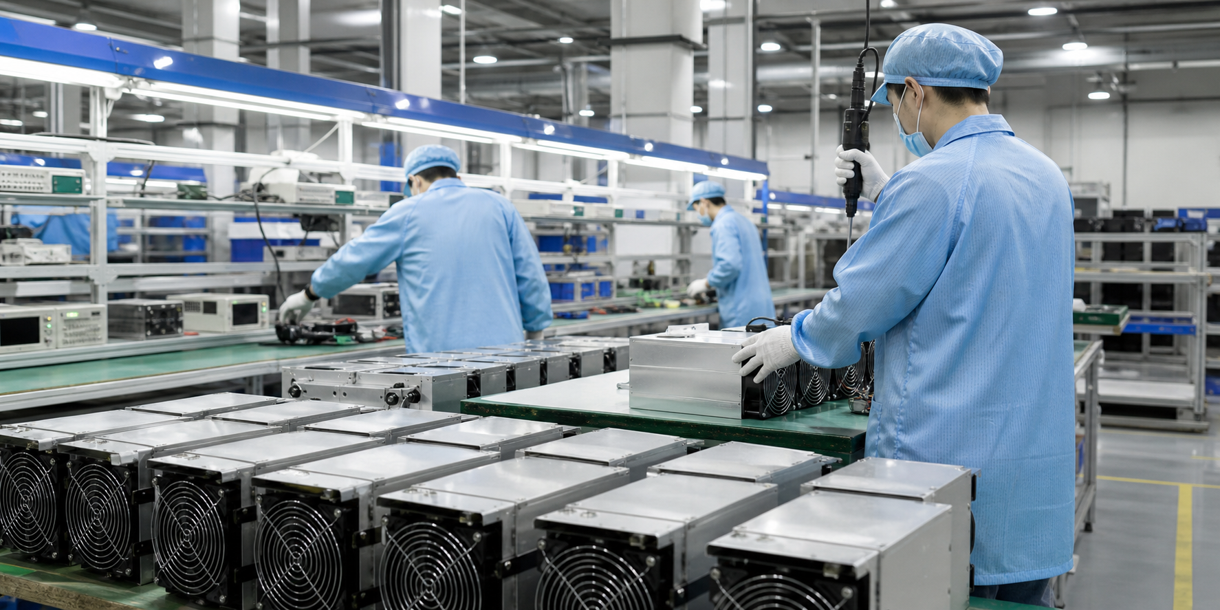 Production & quality control featured in the a16 miner guide